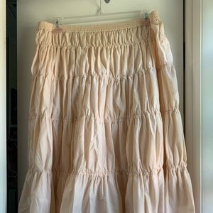 Vintage 90s bohemian tiered skirt